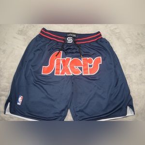 Just don Philadelphia 76ers basketball shorts L